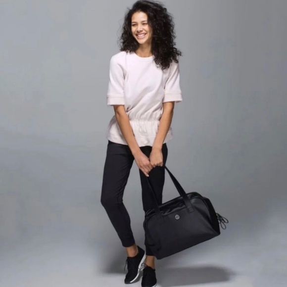 Lululemon Peplum Pullover Neutral Blush - Picture 2 of 8